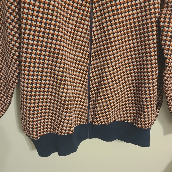 Zara | Men's Geometric or Jacquard Cardigan Sweater Jacket (Size XL) - Picture 10 of 15